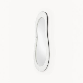 Spogulis Meringue, 130x50cm, balts