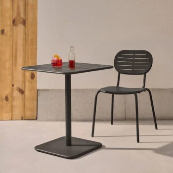 Dārza galds Brai, pelēks