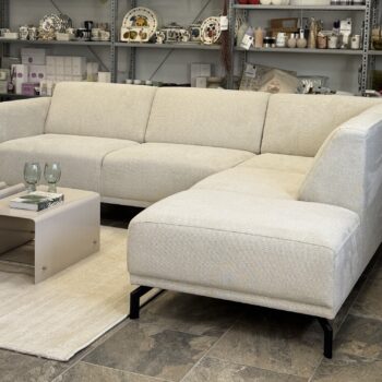 Stūra dīvāns LUNAR, labais stūris, 266x205cm