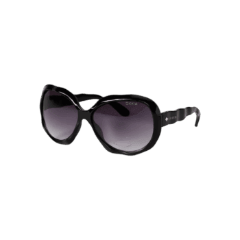 Saulesbrilles CALIFORNIA, melns rāmis, melnas lēcas