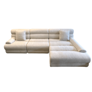 Dīvāns METEOR, labais stūris, 105x314x174cm