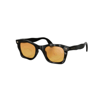 Saulesbrilles DAKOTA, melns rāmis, dzeltenas  lēcas