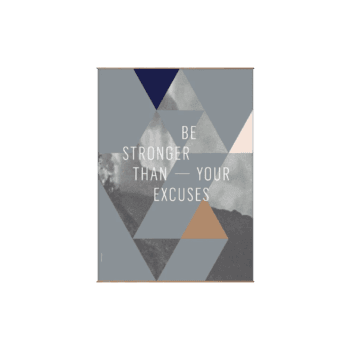 Plakāts Be Strong, 30x42cm
