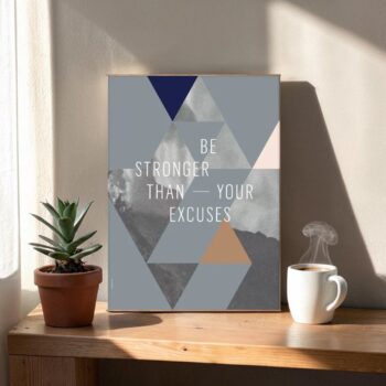 Plakāts Be Strong, 30x42cm