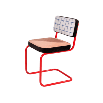 Ēdamgalda krēsls SUPERCHAIR BLUE GRID