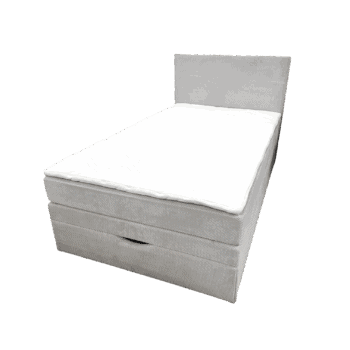 Kontinentālā gulta ROCKY, ar glabāšanas kasti, 120x200cm